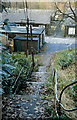 Steps at the former Peel Hospital near Galashiels