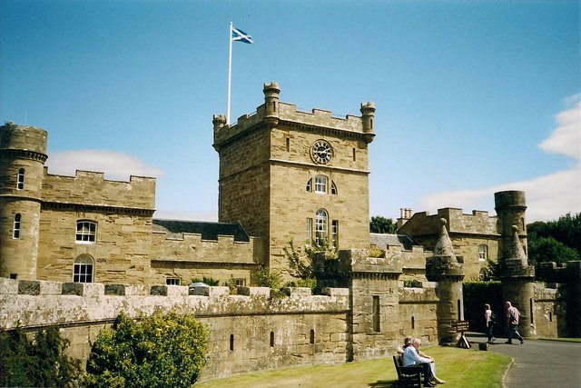 Culzean Castle - clock tower courtyard