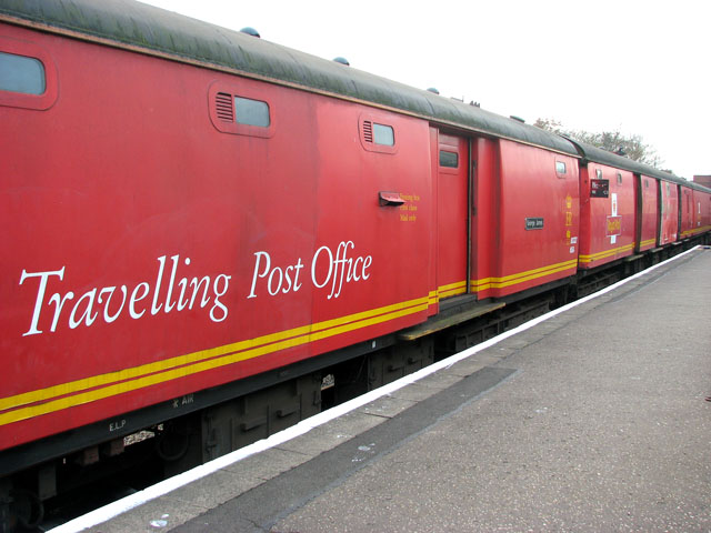 travelling post office train