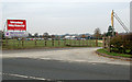 Warwickshire Exhibition Centre entrance from A425 road