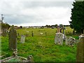 TR2540 : View from a country churchyard by Rose and Trev Clough