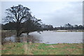 Flooding of The river Devon