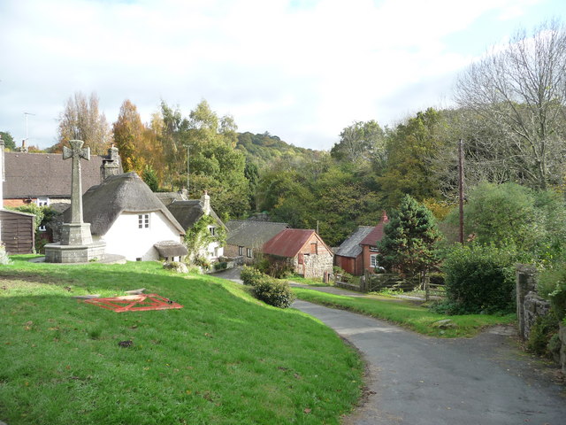 Village green and cottages