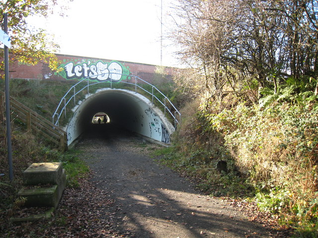 Cycleway under the A1