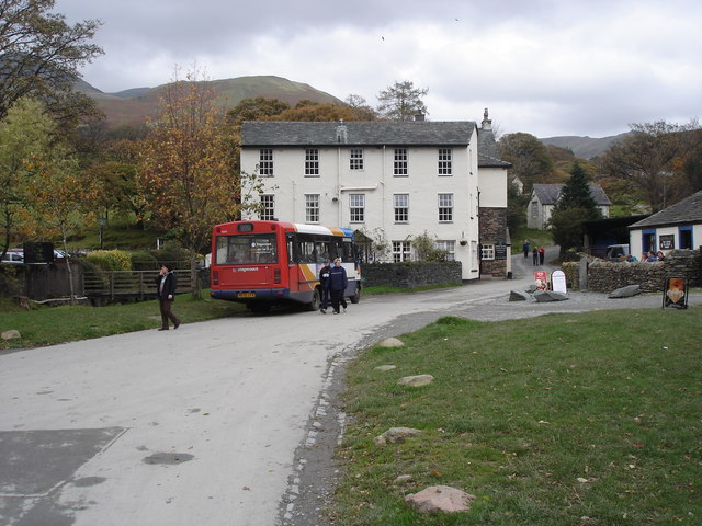 Buttermere - the Fish Hotel and the 77A... © Ian Cunliffe :: Geograph ...