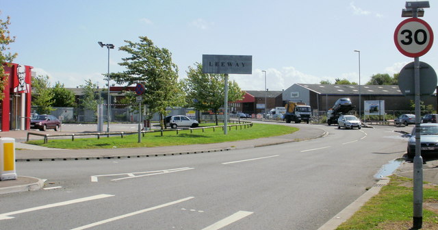 Entrance to Leeway Industrial Estate,... © Jaggery :: Geograph Britain ...