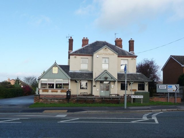 The Hawthorns pub, South Normanton © Christine Johnstone cc-by-sa/2.0 ...