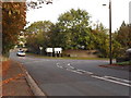 Sharp bend in the A361