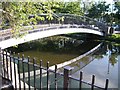 New footbridge across the disused Newry Canal