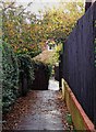 Passageway between Longboat Road & Prospect Road, looking south