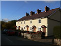 Row of terraced cottages in Burwardsley