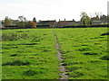 Looking S along footpath to Lower Wraxall