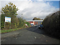 Cae Post recycling depot at Trewern