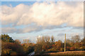 Clouds over the Fosse Way on a blustery evening