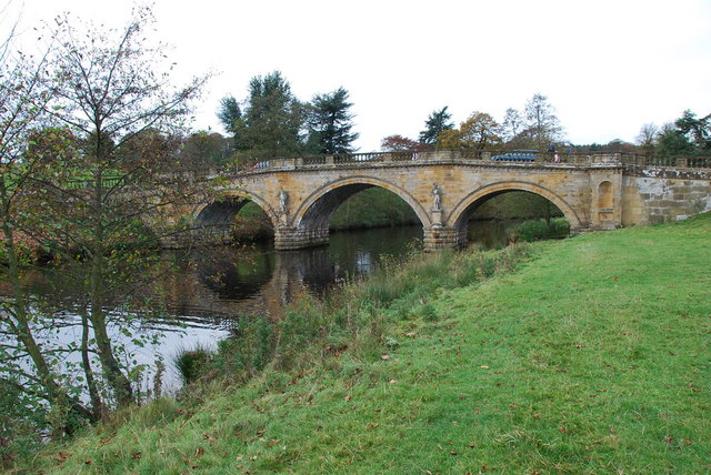 Chatsworth Park Bridge © Jeff Collins :: Geograph Britain And Ireland