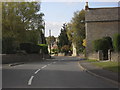 The A4095 through Clanfield