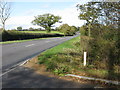 View along the B4696 from farm entrance