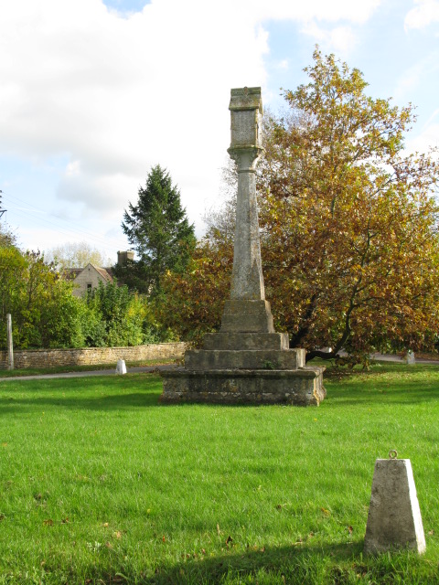 Monument on the green at Down Ampney