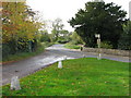 SU0996 : View along the Down Ampney Road out of the village by Nick Smith
