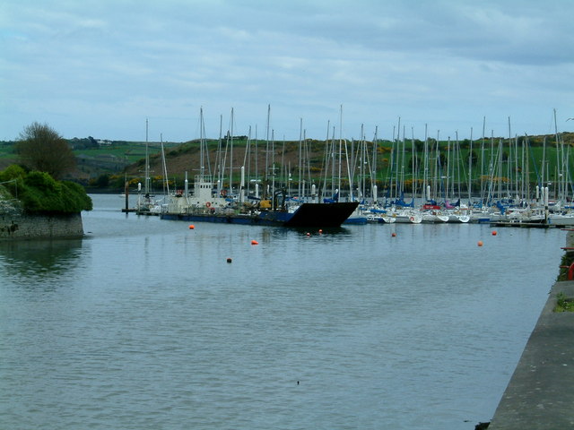 Looking out of Kinsale harbour
