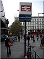 London Bridge Station sign, Judd Street SE1