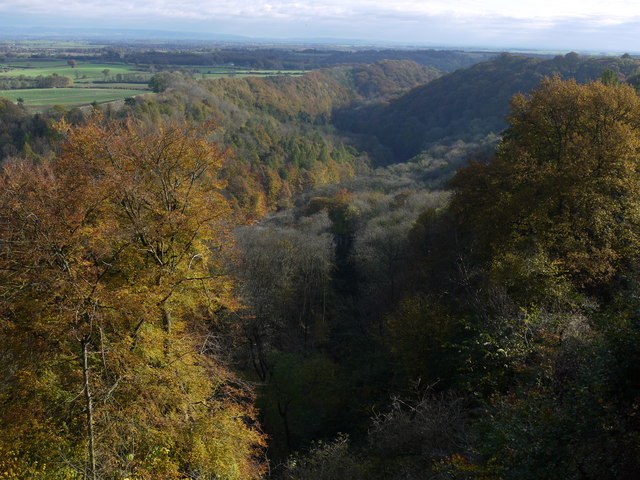 The Valley of the River Ure from the Ruin at Mowbray Point