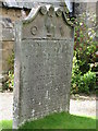 NZ0461 : Bywell St. Peter - early 19th C gravestone by Mike Quinn