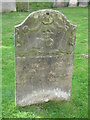 NZ0461 : Bywell St. Peter - early 18th C gravestone by Mike Quinn