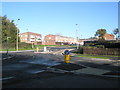 Roundabout at the junction of  Freely,Woolston and Calshot Roads