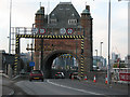 Southern portal of the northbound Blackwall Tunnel