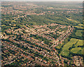 Aerial photo of Thundersley Glen and Boyce Hill golf course