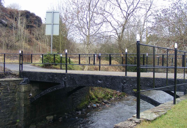 The cast iron Talbot Bridge, Maesteg