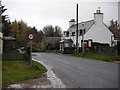 Insh village and telephone box