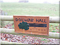 Dolwar House sign