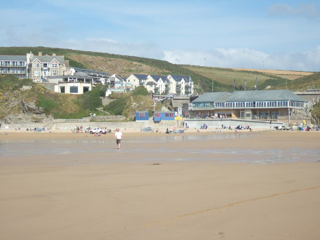 Watergate Bay hotel, surf centre and restaurant