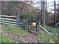 Gate at the entrance to Wood Hill Wood