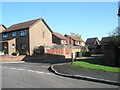 Approaching the junction of Thresher Close and Ramblers Way