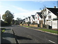 Approaching the junction of Goodwood Close and Lavant Close