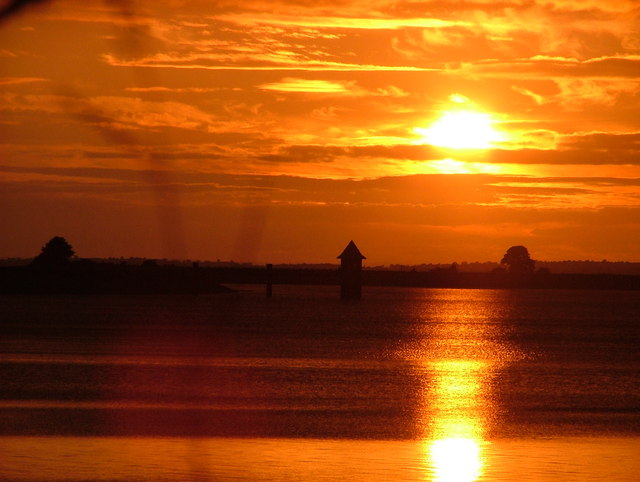 Lough Island Reavy sunset