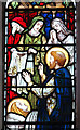 TM0381 : St Andrew's church - lady chapel east window (detail) by Evelyn Simak
