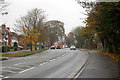 Looking west along Radford Road towards Leamington