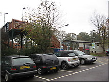 TQ2846 : Railway Station and footbridge , Salfords, Surrey by Richard Rogerson