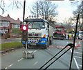 Roadworks on Dowson Road