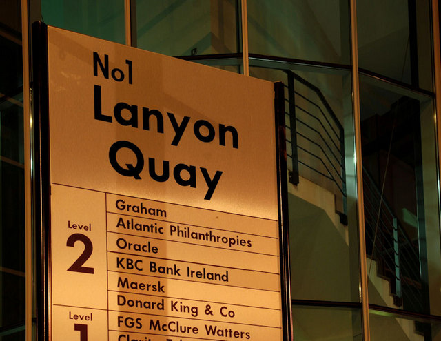 Sign, Lanyon Quay, Belfast