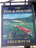 ST8744 : Sign for the Fox and Hounds by Maigheach-gheal