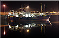 J5082 : Two trawlers at night, Bangor by Rossographer