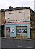 SE1333 : Four Lane End Newsagents - Cemetery Road by Betty Longbottom