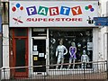 TQ2775 : Party Superstore Fancy Dress Shop on Lavender Hill by tristan forward