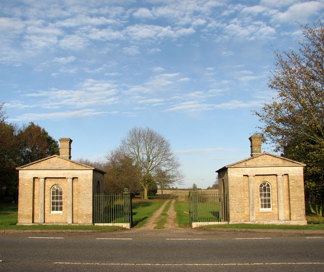 Gatehouses at entrance to Langley Hall © Evelyn Simak :: Geograph ...