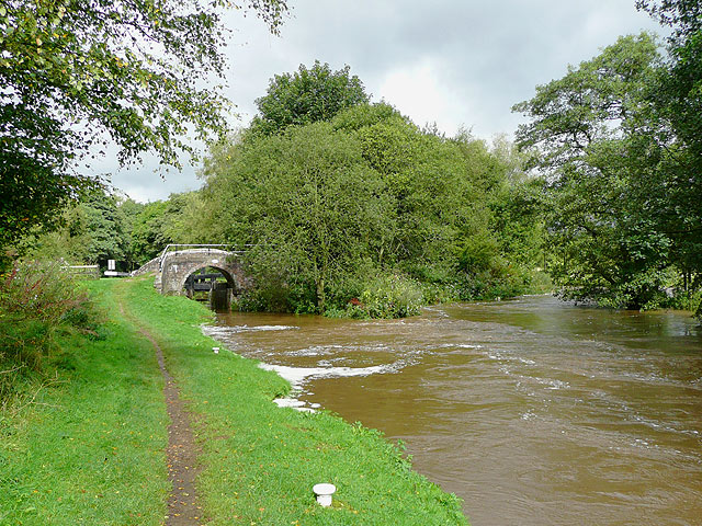 River Churnet and Caldon Canal,... © Roger Kidd :: Geograph Britain and ...